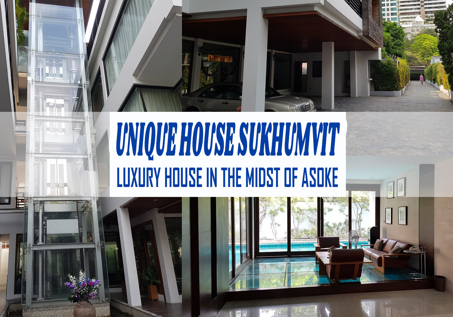 Unique large house for sale in Bangkok in Asoke